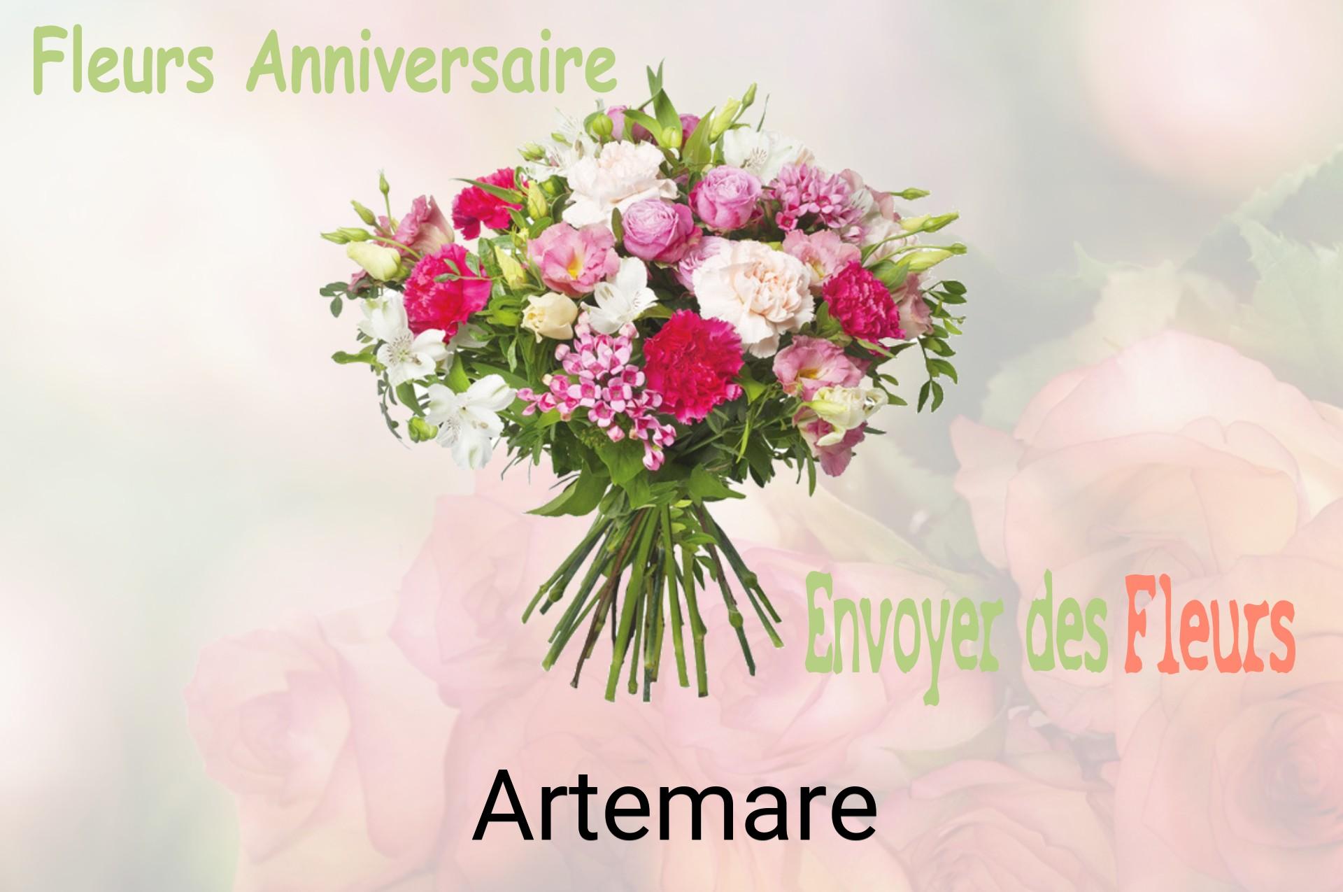 Bouquet de fleurs d’anniversaire livré à Artemare